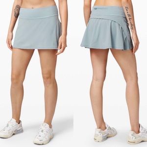 Lululemon Play Off The Pleats Skirt Blue Cast Size 8